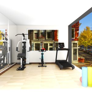 15平方米家庭健身房设计效果图